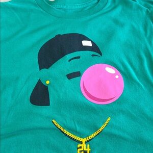 “Ken Griffey Jr Bubble Gum Baseballism T-Shirt Size L Seattle Mariners The Kid”